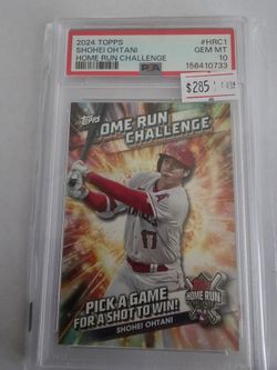 2024 Topps Shohei Ohtani Home Run Challenge PSA 10