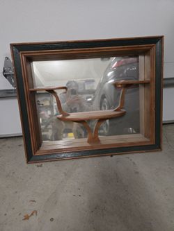 Antique Shadow Box mirror