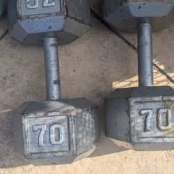70lb dumbbells