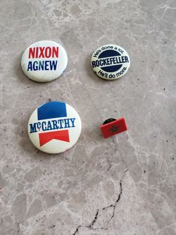 Political Buttons- Vintage