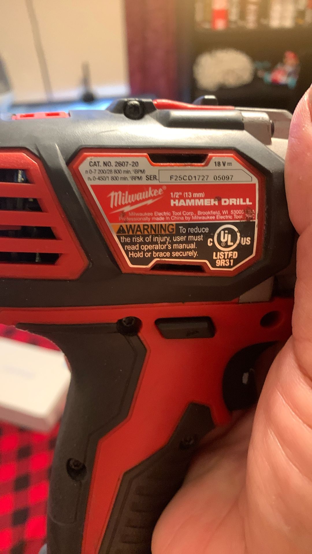 Milwaukee Drill.