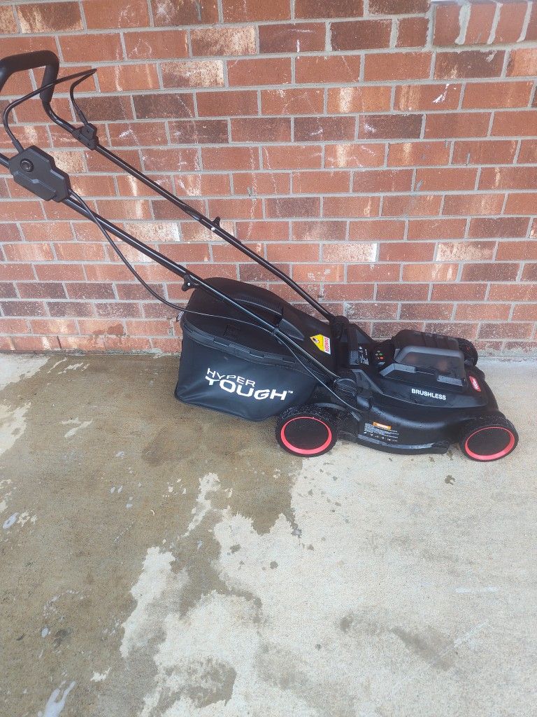 Hyper tough 40 volt 18-in cordless lawn mower 
