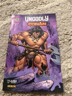 Ungodly Conan Comic Signed By Cover Artist Mel Rubi SDCC exclusive 2026 LE1000