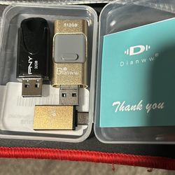 Memory USB Drives 512gb And 32 Gb 