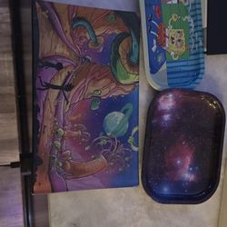 3 Rolling Trays