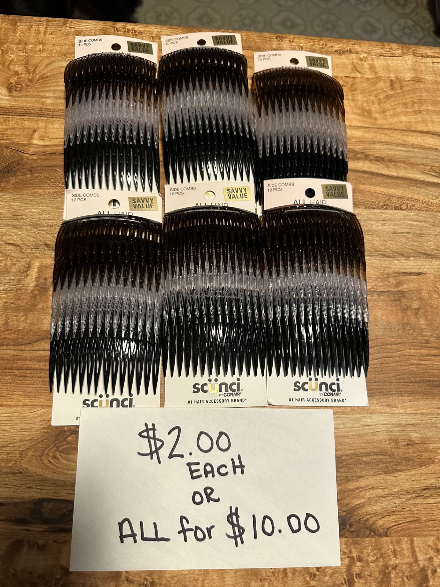 Scunci Hair Combs