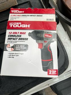 Hyper Tough 12V Max Cordless Impact Driver