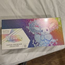 POKEMON - TRADING CARD GAME SCARLET VIOLET PRISMATIC EVOLUTIONS SUPER-PREMIUM COLLECTION