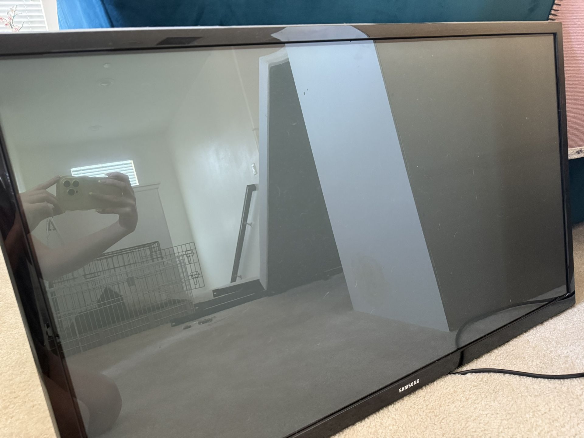 Samsung TV with Wall Mount & Google Chromecast