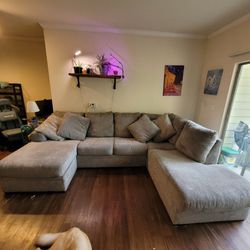 Large Ashley Furniture sectional sofa