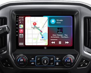 64G Car Stereo for GMC Sierra Chevy Silverado 2014 2015 2016 2017 2018 Upgrade, 10.2'' Touchscreen Radio Head Unit Carplay/Android Auto/GPS/Bluetooth/