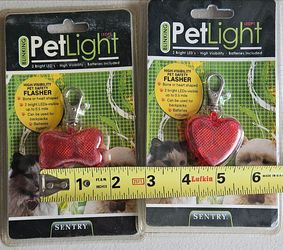27 Sentry flashing pet tag light lot