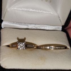 3/4 Dimond Wedding Set