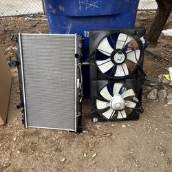 Radiador y ventilador 50 cada uno