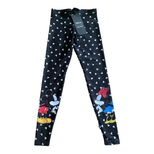 NWT Disney Terez Mickey Mouse Minnie Mouse Leggings Small