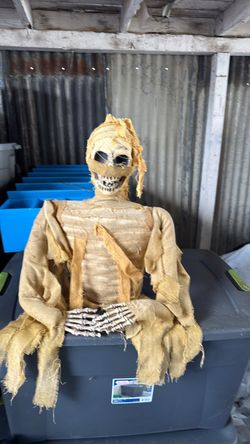 Halloween Mummy Skeleton Decoration