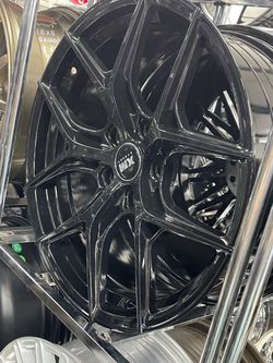 Gloss black 18x8 5-lug rims for Toyota RAV4 & Honda HR-V ​Vehicle Fitment: Your crossover shouldn't look like every other generic rental vehicle in th