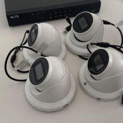 4-Camera Wired Security System w/ DVR – Night Vision (No Wiring)