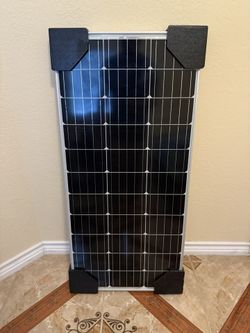 100w Solar Panel + Charge Controller + 1000w Inverter