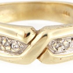 Mens Wedding Band 14kt Yellow Gold 