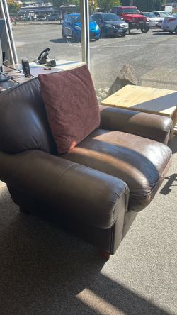 FREE FAUX LEATHER sofa and chair