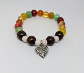 Petite Boho Locket Bracelet