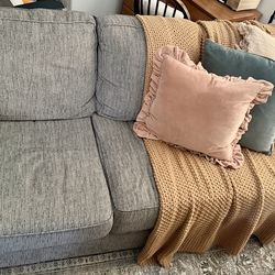 Gray Upholstered Couch