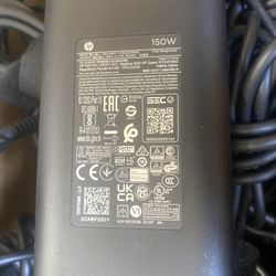 HP OEM AC Adapter TPN-DA09 for HP 150W 19.5V 7.7A  Pavilion Gaming - Blue Tip