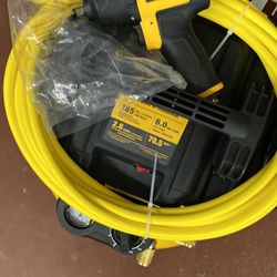 Dewalt Compressor 165 PSI 6 Gal Air Elec . DEWALT 3/8 in. Pneumatic Impact Wrench 23’PVC/ Rubber Blend 