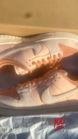 Nike Dunk Low White Peach Sneakers