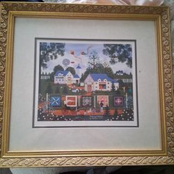 PATCHWORK SAMPLER LITHOGRAPH