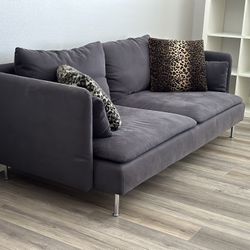 Modern Dark Gray Couch / Sofa