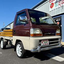 1995 Honda Acty 4WD Mini Truck, 4 Speed Manual Transmission, 660cc Gas, 65k Original Miles Verified, A/C. Diff lock, Alloy Wheels. JDM Import, RHD. 
