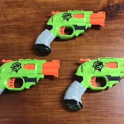 Nerf Zombi Strike Doublestrike Pistol Revolver Gun Blaster