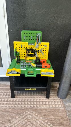John Deere Kids Toy Tool Workbench Set