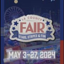 Los Angeles County Fair Admission Tickets (3)