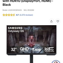 Samsung Odyssey G51C 32”