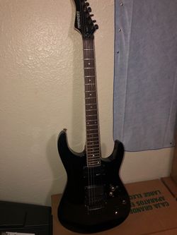 Fernandes revolver guitar with sustainer pickup and emg floyd rose