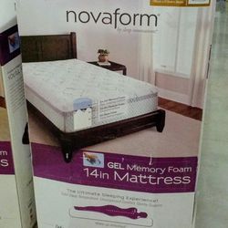Sleep Innovations 14" Gel/Memory Foam Cal King Mattress
