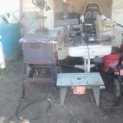 Drill Press ,Band Saw , Table Saw ,Miter Saw Router Saw