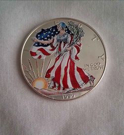 1oz 999 silver walking liberty