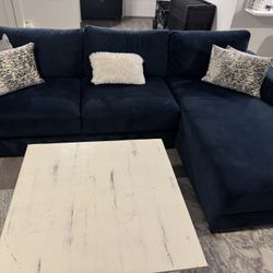 Blue Sectional Sofa