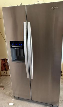 Whirlpool 21 Cu. Ft. Counter-Depth Side-by-Side Refrigerator – $300