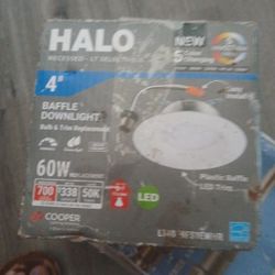 4" Baffle Down Lighth