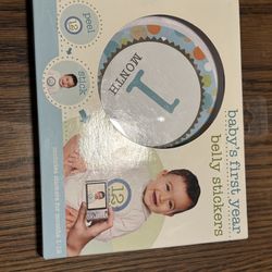 Baby’s first year belly stickers