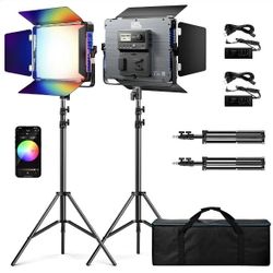 LED Video Lighting Kit with APP Control
