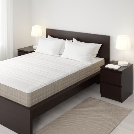 HAUGESUND Spring mattress and Foldable Bed Frame