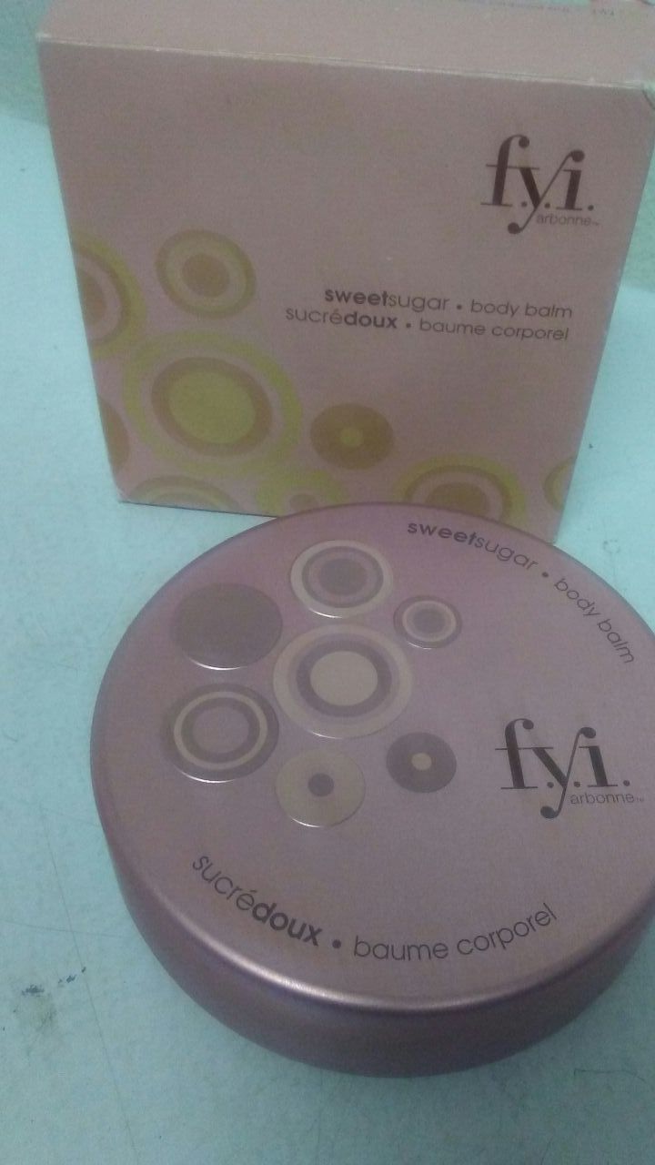 ARBONNE F.Y.I. SWEET SUGAR BODY BALM .85 oz