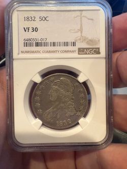 1832 Capped Bust Half Dollar NGC VF30