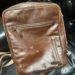 Lu also Italian Leather Backpack